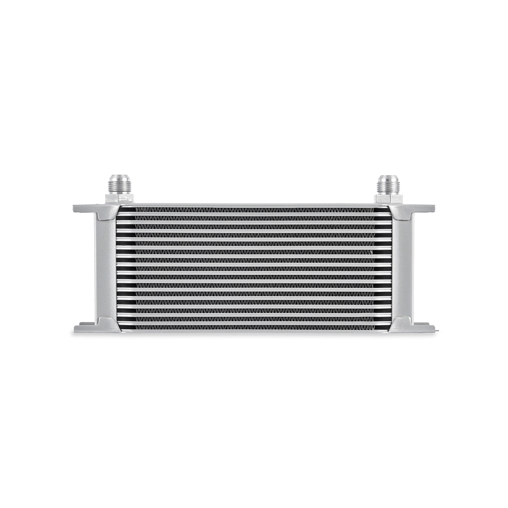 Mishimoto Universal 16-Row Oil Cooler Silver - MMOC-16SL by Mishimoto - detail view
