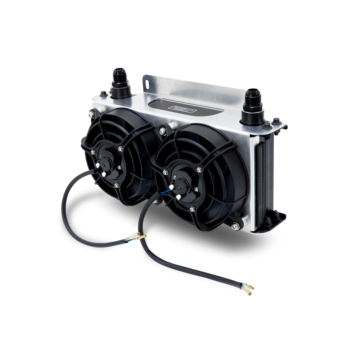 Mishimoto Universal Oil Cooler Kit - 19 Row Cooler and 2x5in Fans - MMOC-19-K by Mishimoto - detail view