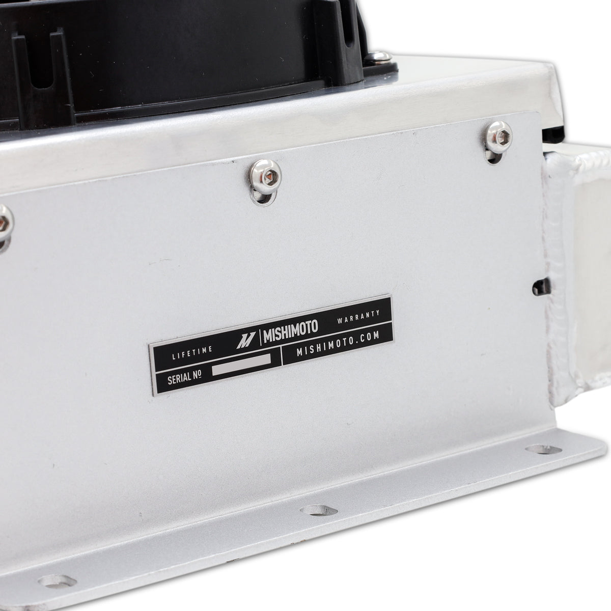 Mishimoto Universal Oil Cooler Kit 23 Row Cooler and 1in x 8in Fan - MMOC-23-K by Mishimoto - detail view
