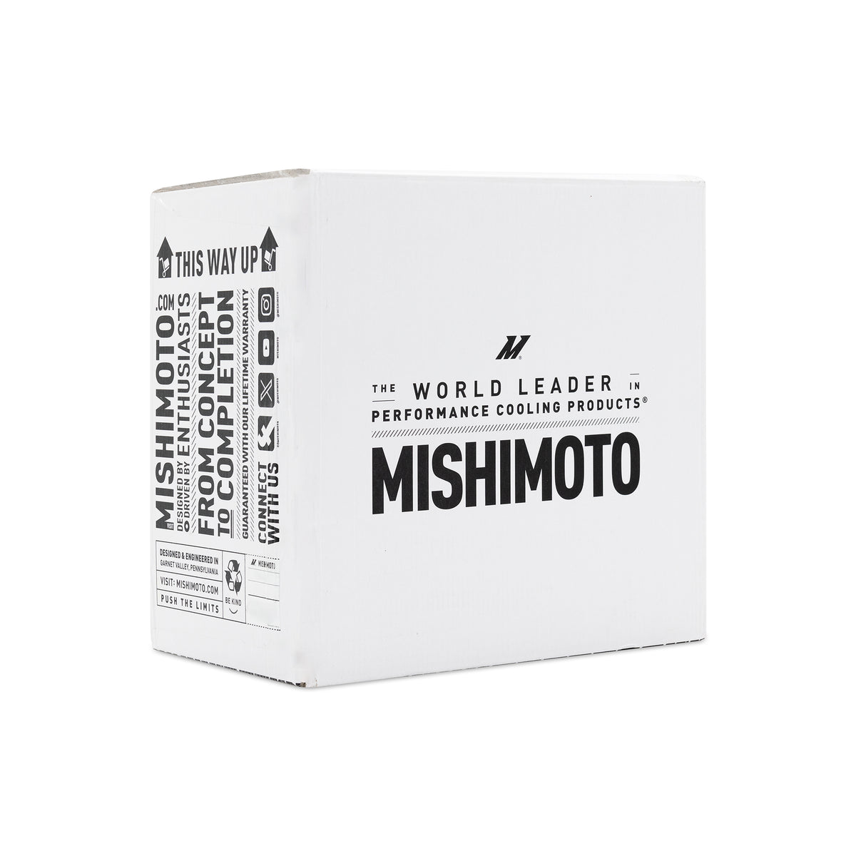 Mishimoto Universal Oil Cooler Kit 23 Row Cooler and 1in x 8in Fan - MMOC-23-K by Mishimoto - alternate view