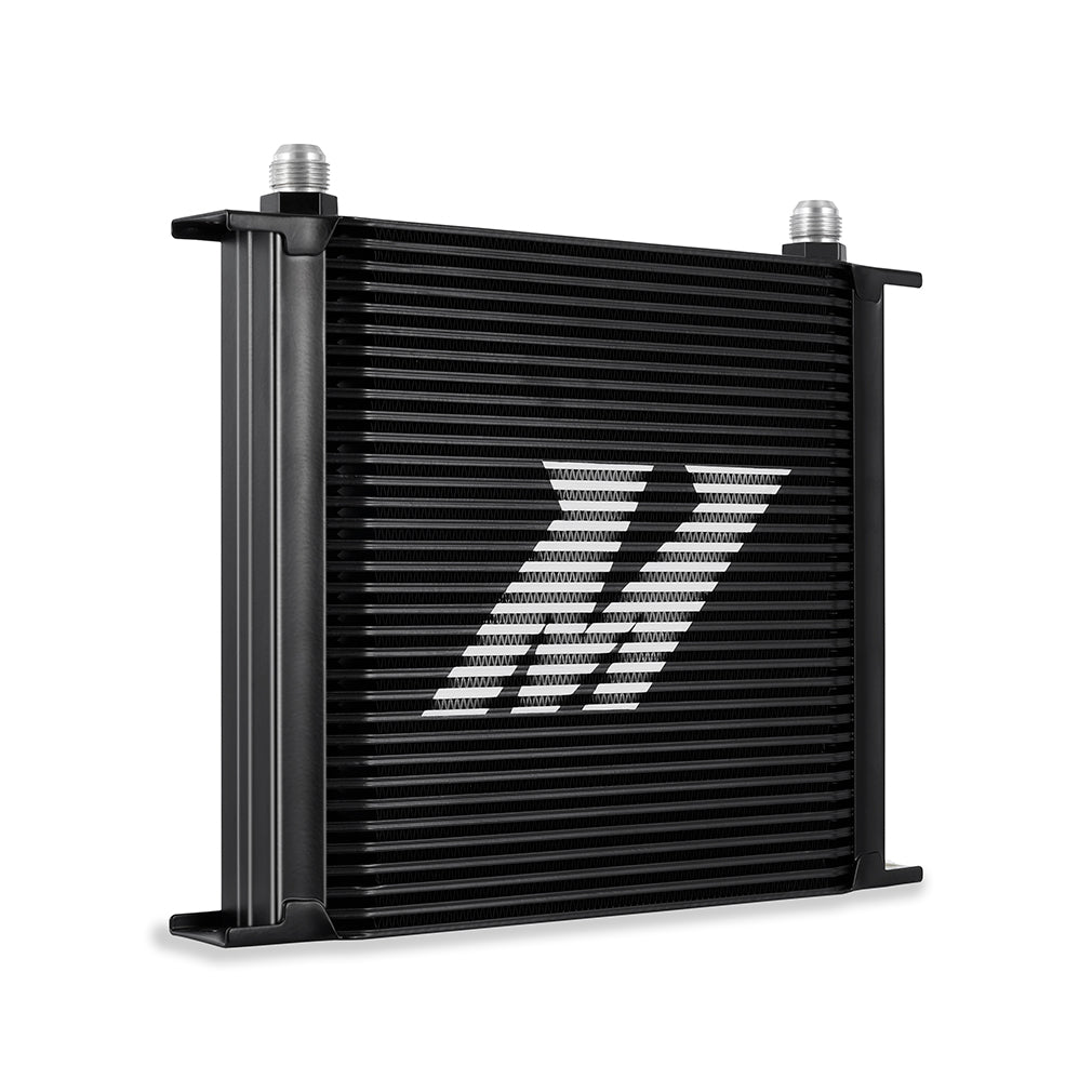 Mishimoto Universal 34 Row Oil Cooler - Black - MMOC-34BK by Mishimoto - angle view