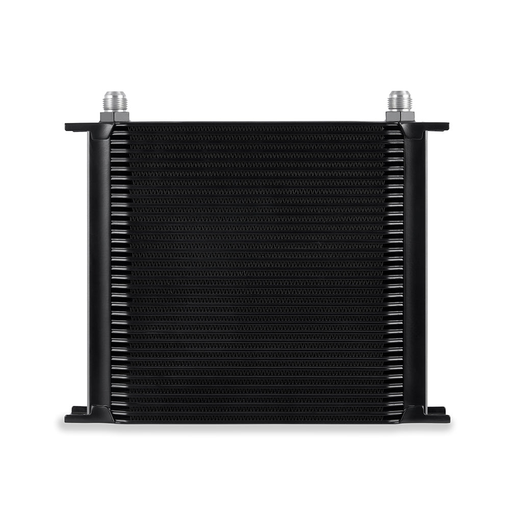 Mishimoto Universal 34 Row Oil Cooler - Black - MMOC-34BK by Mishimoto - detail view