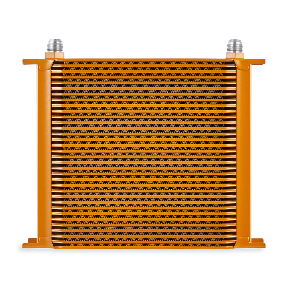 Mishimoto Universal 34 Row Oil Cooler - Gold - MMOC-34GD by Mishimoto - detail view