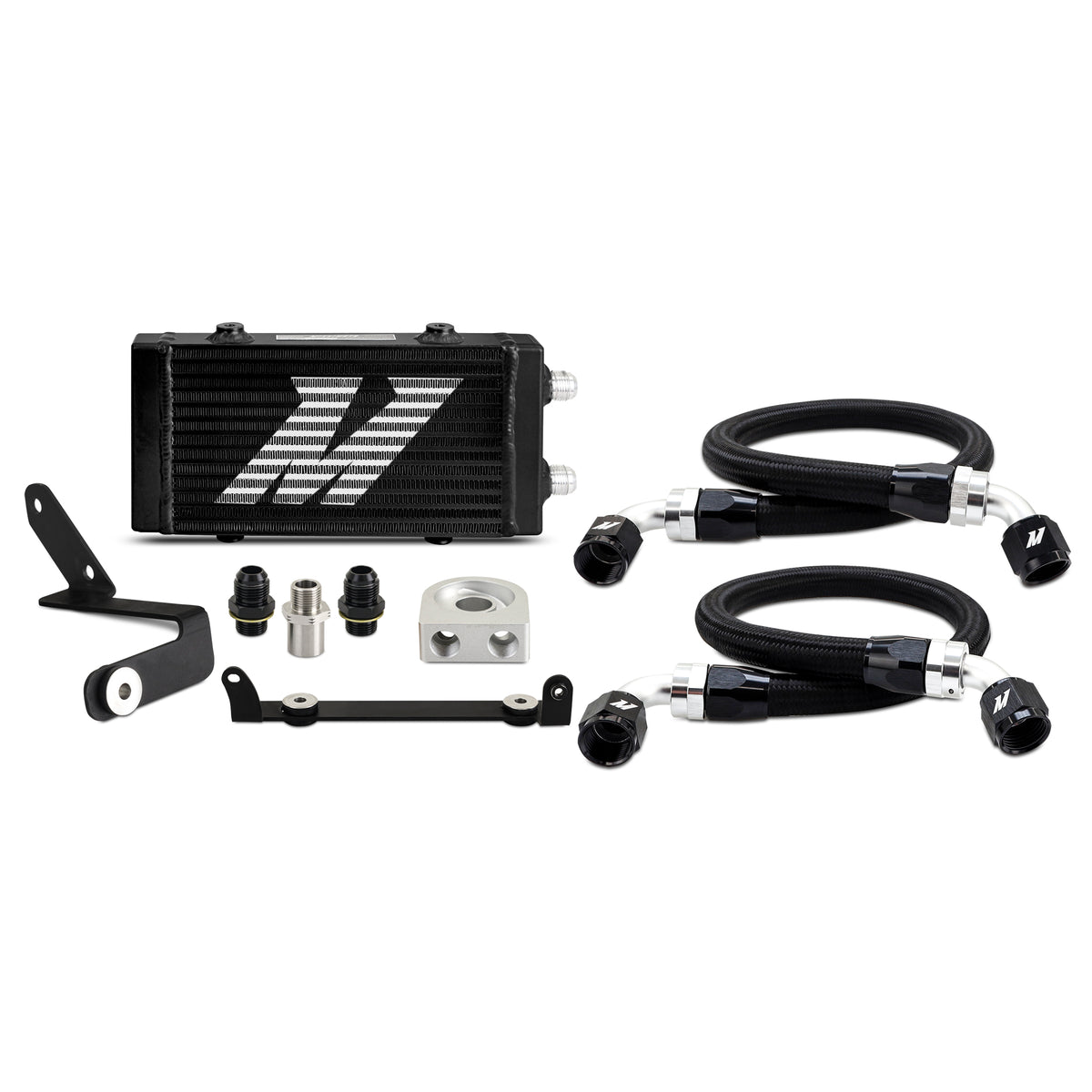 Mishimoto 2023+ Toyota GR Corolla Oil Cooler Kit - Non Thermostatic - BK - MMOC-GRC-23NTBK