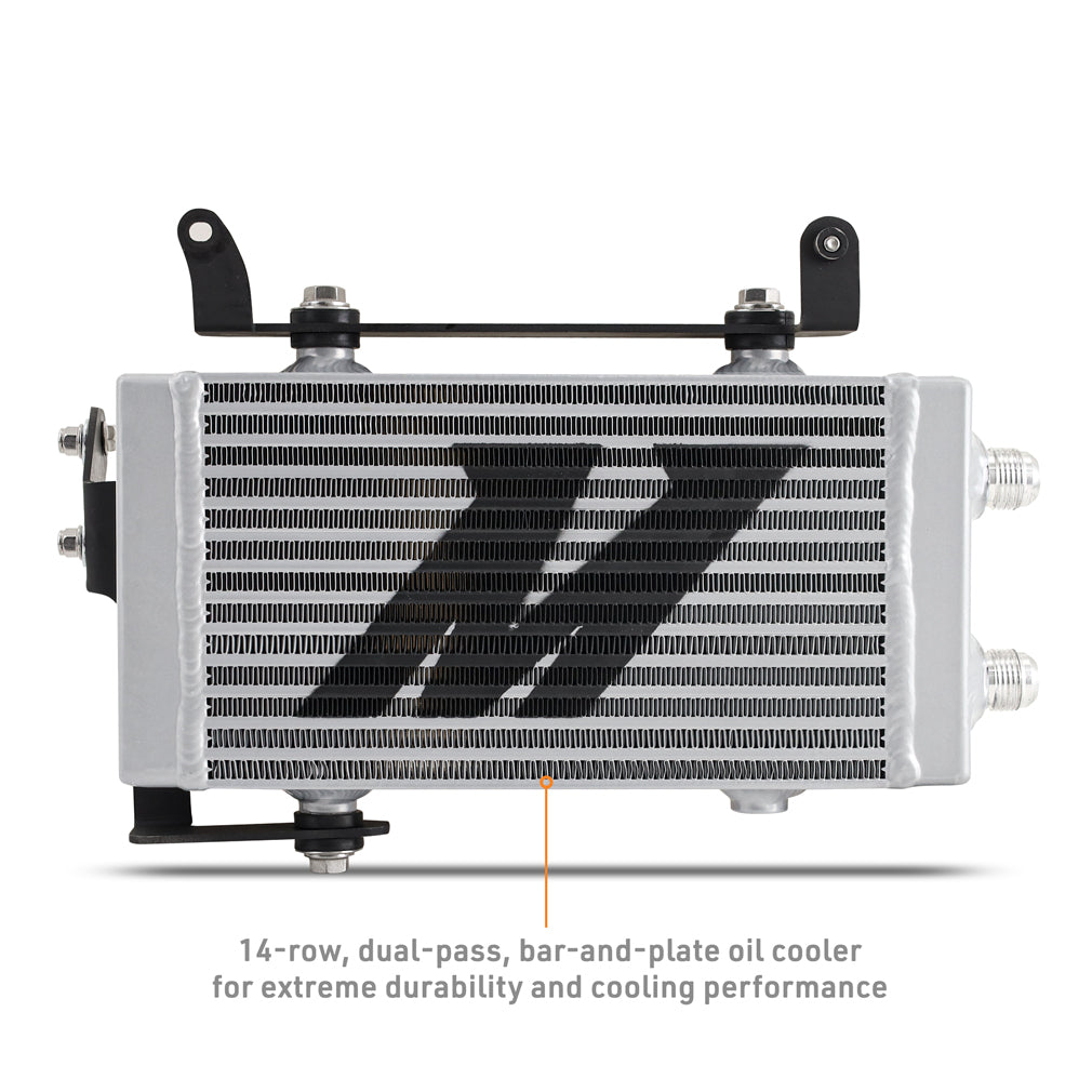 Mishimoto 2023+ Toyota GR Corolla Oil Cooler Kit - Thermostatic - Silver - MMOC-GRC-23TSL for 2023-2025 Toyota GR Corolla - a