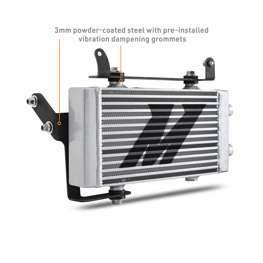 Mishimoto 2023+ Toyota GR Corolla Oil Cooler Kit - Thermostatic - Silver - MMOC-GRC-23TSL for 2023-2025 Toyota GR Corolla - d