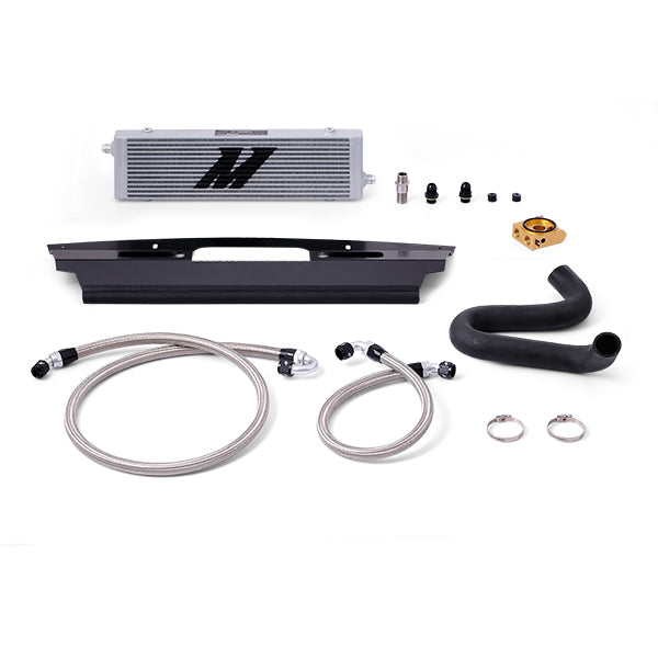Mishimoto 15-17 Ford Mustang GT Right-Hand Drive Thermostatic Oil Cooler Kit - Silver - MMOC-MUS8-15TRHD