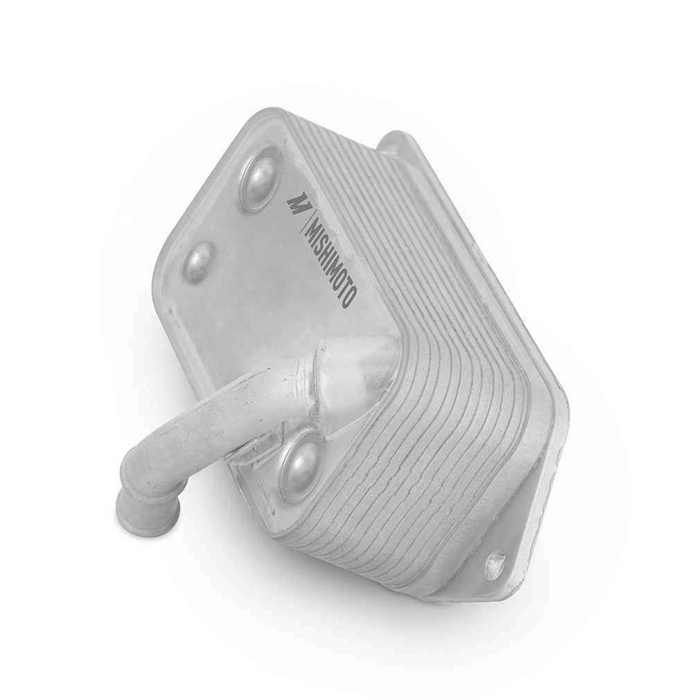 Mishimoto 06-18 BMW N20/N52/N55 Replacement Oil Cooler - MMOC-N5X-06 for 2004-2017 BMW 5 Series - angle view
