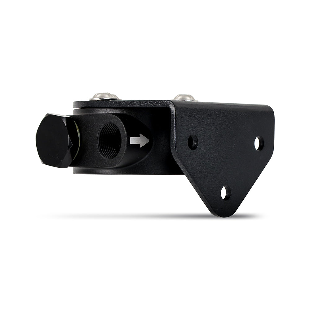 Mishimoto M22 x 1.5 - Remote Oil Filter Mount - Black - MMOC-RFH-M22BK by Mishimoto - detail view