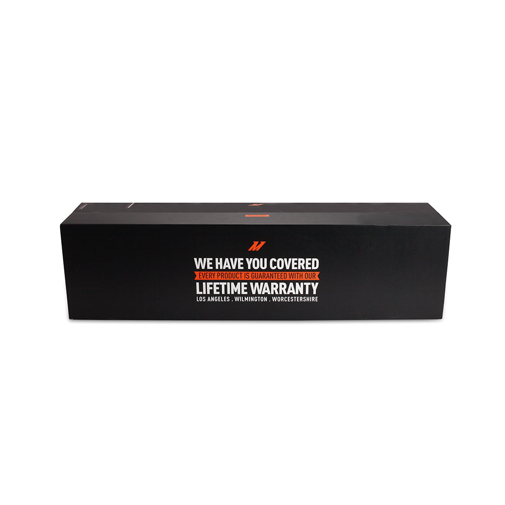 Mishimoto Universal Tube and Fin Cross Flow Performance Oil Cooler - MMOC-TF589-N by Mishimoto - side view