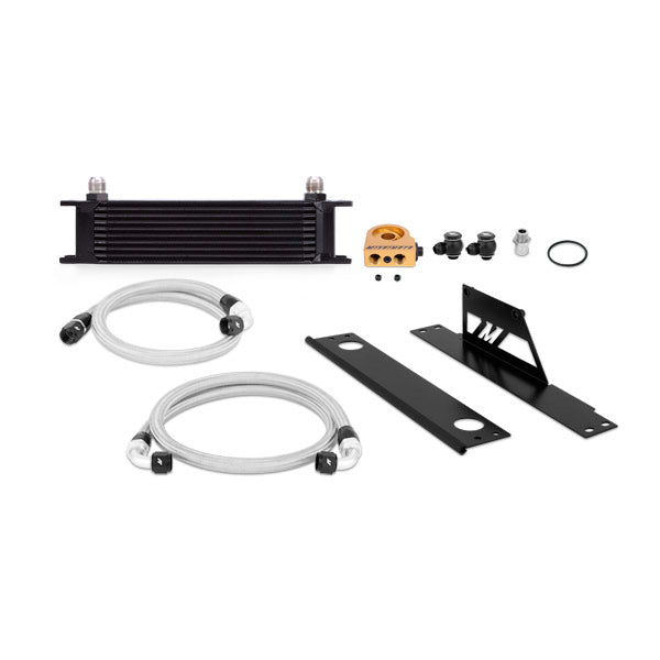 Mishimoto 02-05 Subaru WRX/STi Thermostatic Oil Cooler Kit - Black - MMOC-WRX-01TBK