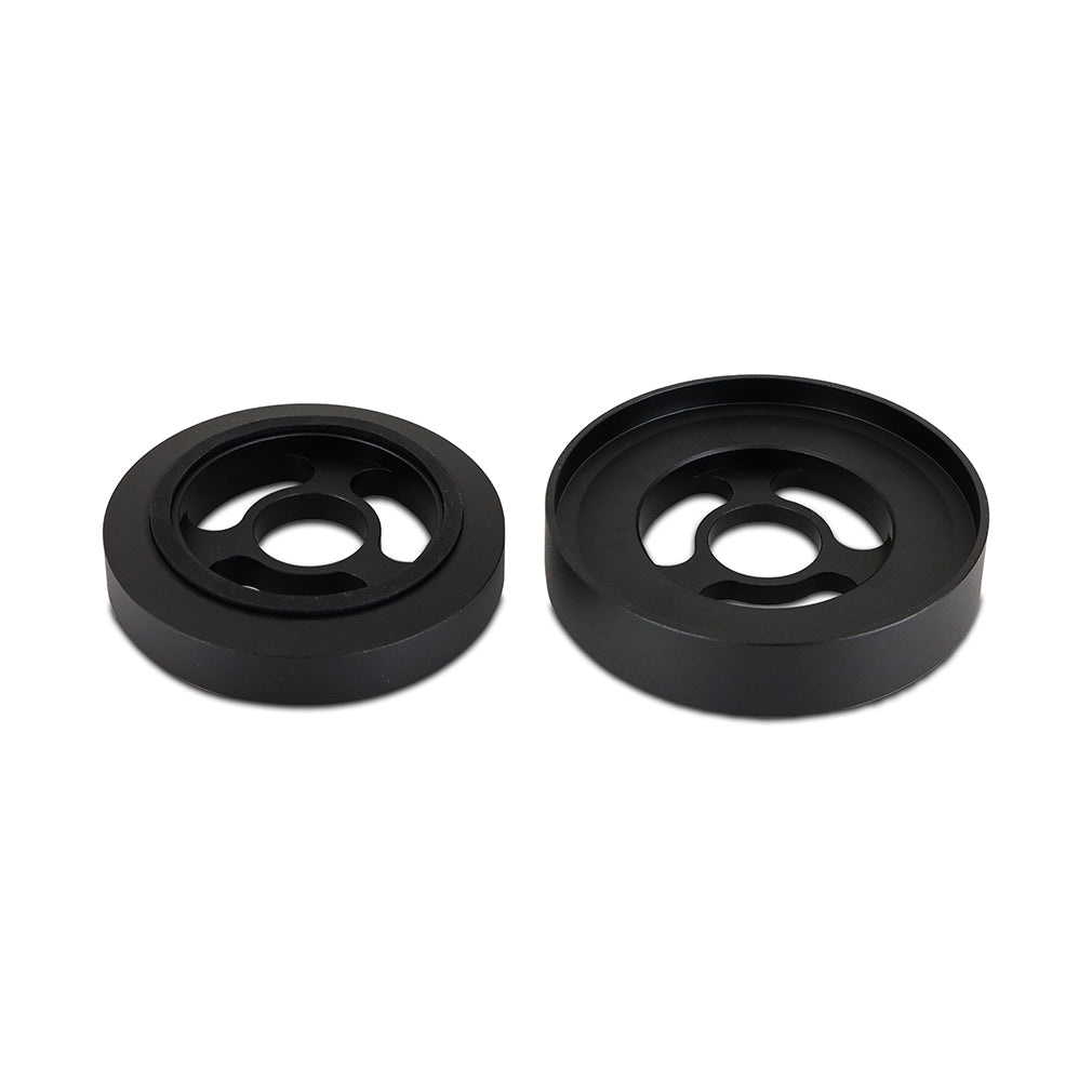 Mishimoto FR-S/BR-Z/GT86 Non-Thermostatic Plate and Adapter Silver - MMOCA-BRZ-13 for 2013-2025 Subaru BRZ - angle view