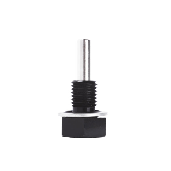 Mishimoto Magnetic Oil Drain Plug M12 x 1.5 Black - MMODP-1215B by Mishimoto - angle view
