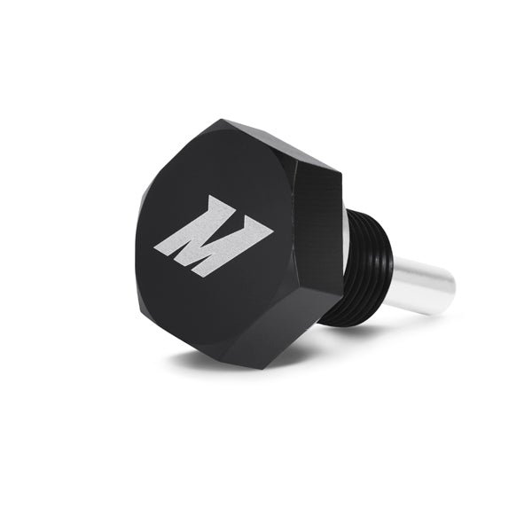 Mishimoto Magnetic Oil Drain Plug M14 x 1.25 Black - MMODP-14125B for 1975-1991 Jeep Cherokee - installed view
