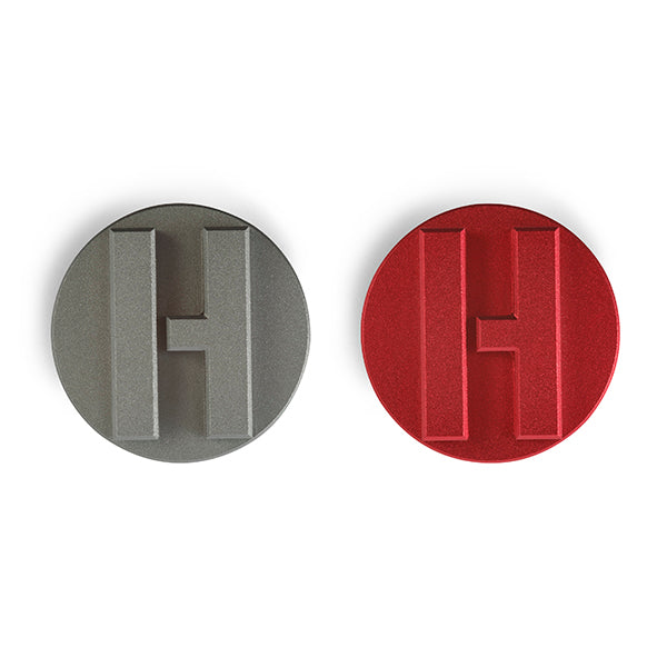 Mishimoto Honda Hoonigan Oil Filler Cap - Red - MMOFC-HN-HOONRD for 1988-2001 Honda Prelude - angle view