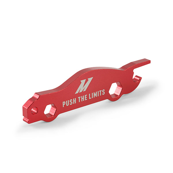 Mishimoto Subaru Hoonigan Oil Filler Cap - Red - MMOFC-SUB-HOONRD for 1990-2016 Subaru Legacy - close-up