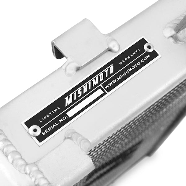 Mishimoto 06-09 Suzuki LTR450 Aluminum Radiator - MMPS-LTR450-06 for 2006-2009 Suzuki LT-R450 QuadRacer - angle view