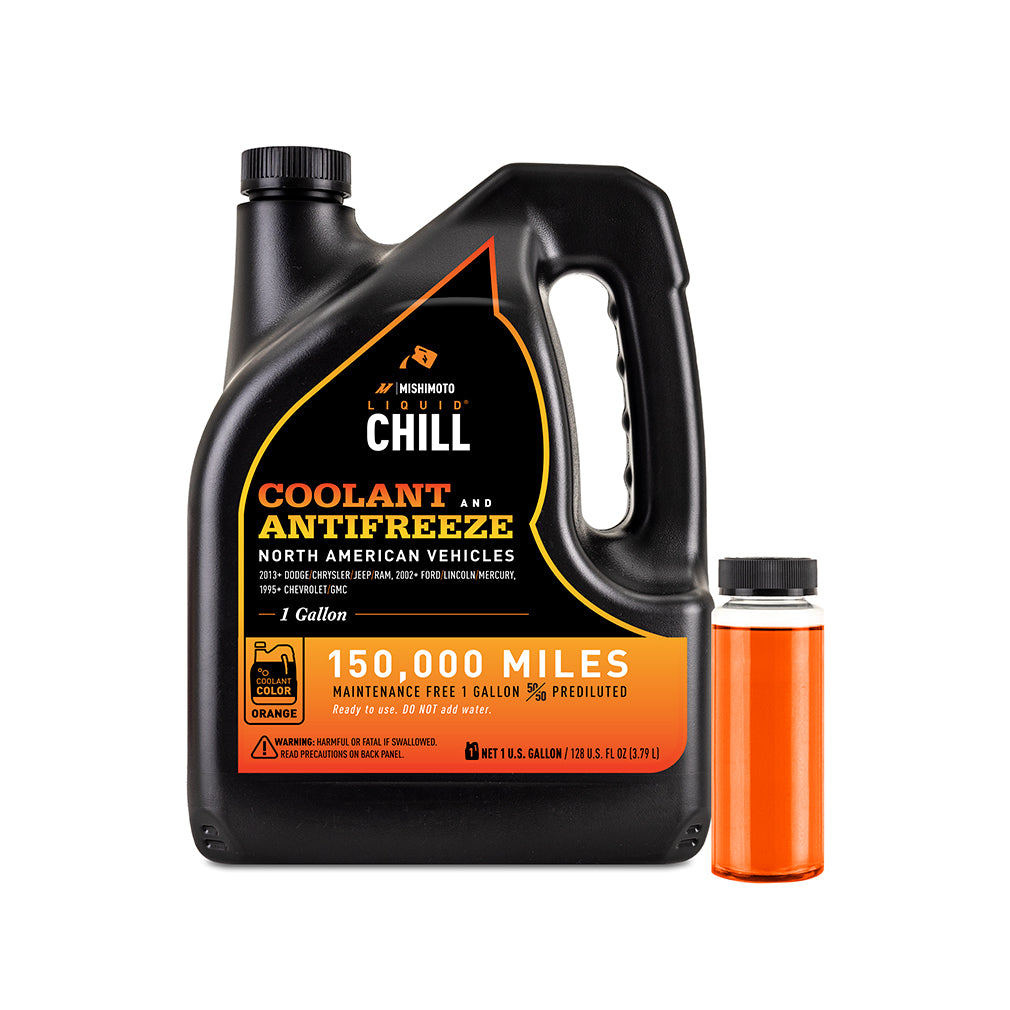 Mishimoto Liquid Chill EG Coolant, North American Vehicles, Orange - MMRA-LC-EG-OR for 1992-1995 Honda Civic - detail view