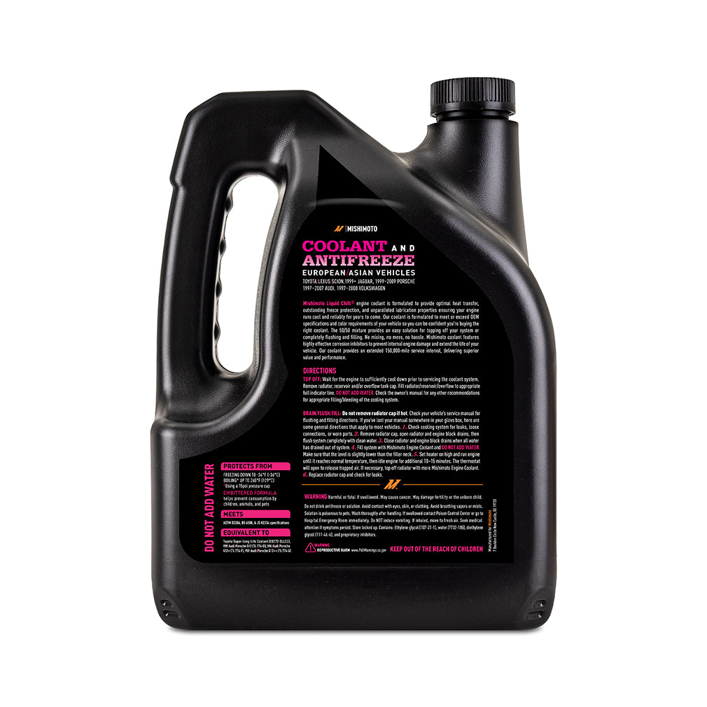 Mishimoto Liquid Chill EG Coolant, European/Asian Vehicles, Pink/Red - MMRA-LC-EG-PK for 1992-1995 Honda Civic - installed vi