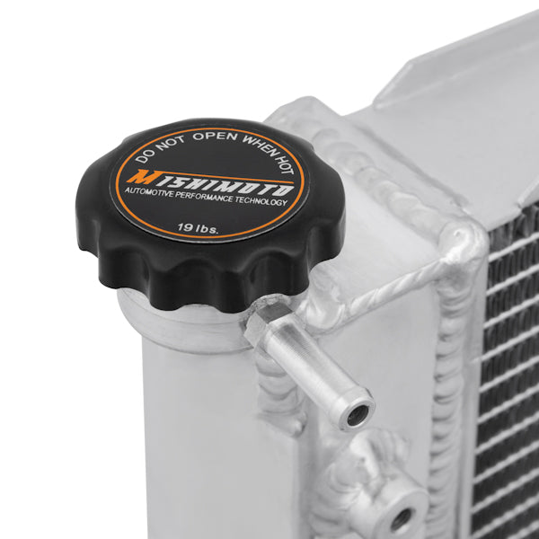 Mishimoto 90-96 Nissan 300ZX Turbo Manual Aluminum Radiator - MMRAD-300ZX-90T for 1989-1996 Nissan 300ZX - rear view