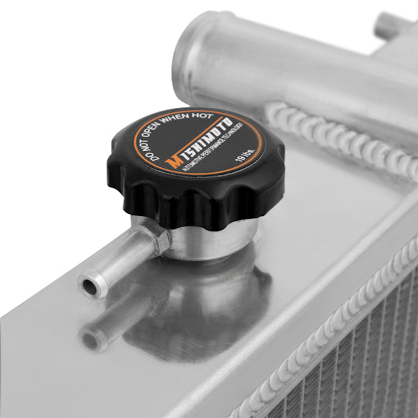 Mishimoto 00-05 Mitsubishi Eclipse GT Manual Aluminum Radiator - MMRAD-3G-00 for 2000-2005 Mitsubishi Eclipse - close-up