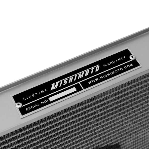 Mishimoto 00-05 Mitsubishi Eclipse GT Manual Aluminum Radiator - MMRAD-3G-00 for 2000-2005 Mitsubishi Eclipse - side view