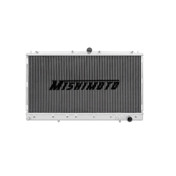 Mishimoto 91-99 Mitsubishi 3000GT Turbo Manual Aluminum Radiator - MMRAD-3KGT-91 for 1991-1996 Dodge Stealth - detail view