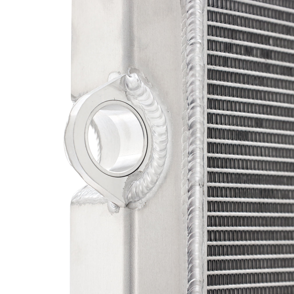 Mishimoto 03-09 Toyota 4-Runner / GX470 4.7L Performance Aluminum Radiator - MMRAD-4RUN-03 for 2003-2009 Lexus GX - angle vie