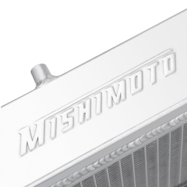 Mishimoto 83-87 Toyota Corolla Manual Aluminum Radiator - MMRAD-AE86-83 for 1984-1987 Toyota Corolla - side view