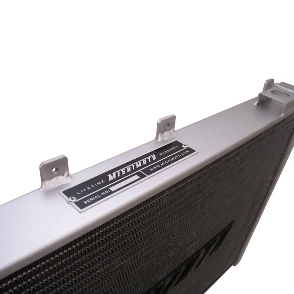 Mishimoto 90-94 Subaru Legacy Turbo Aluminum Radiator - MMRAD-B4-90 for 1991-1994 Subaru Legacy - installed view