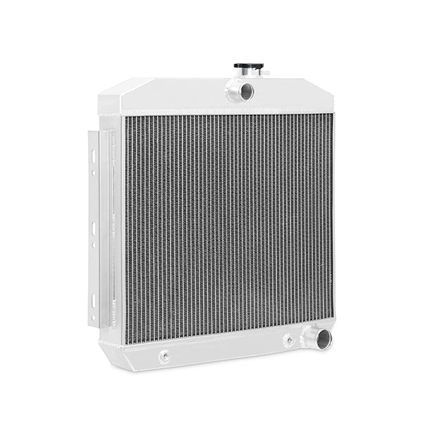 Mishimoto 55-57 Chevrolet Bel-Air X-Line Aluminum Radiator - MMRAD-BEL-55X for 1955-1957 Chevrolet Bel Air - installed view