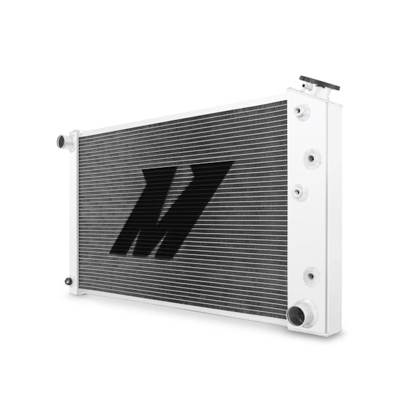 Mishimoto 70-81 Chevy Camaro Aluminum Radiator - MMRAD-CAM-70 for 1969-1981 Chevrolet Camaro - rear view