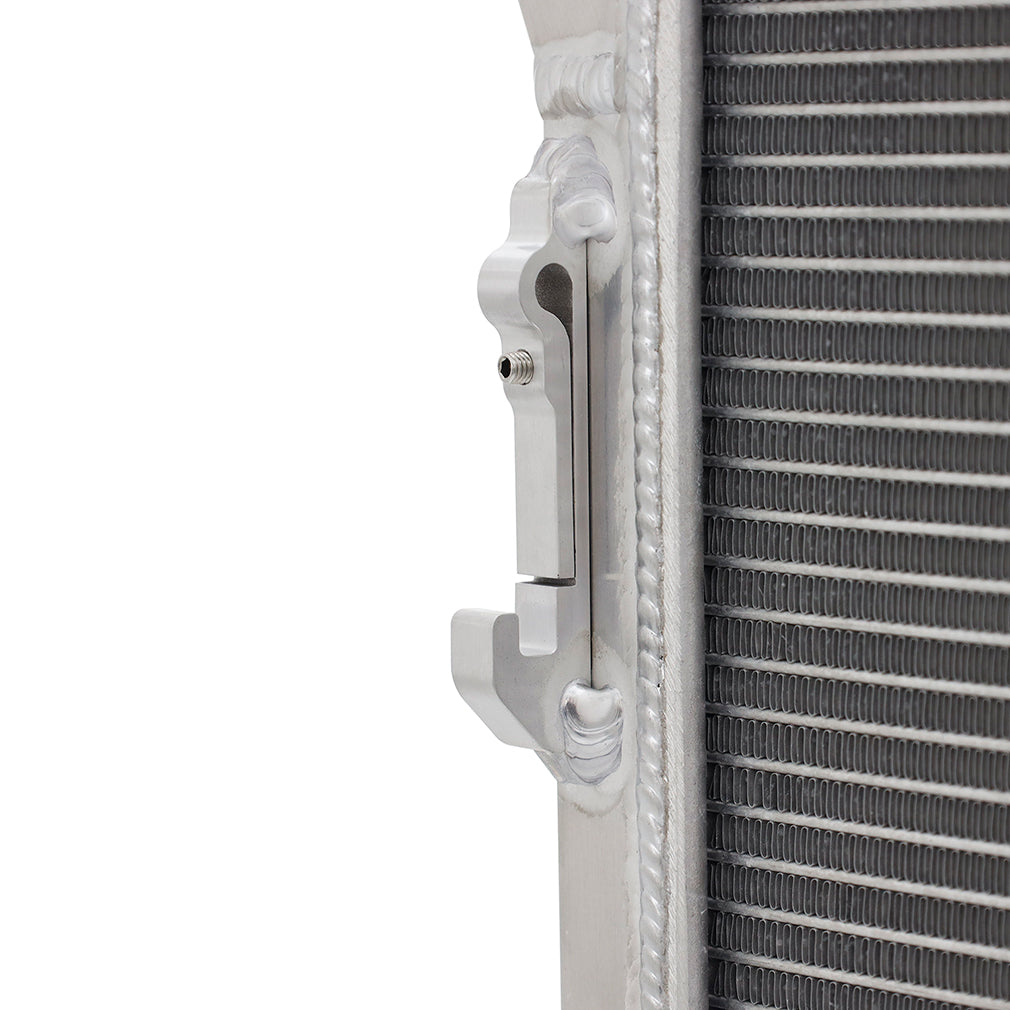 Mishimoto 03-10 Porsche Cayenne Performance Aluminum Radiator - MMRAD-CAY-03 for 2007-2015 Audi Q7 - side view