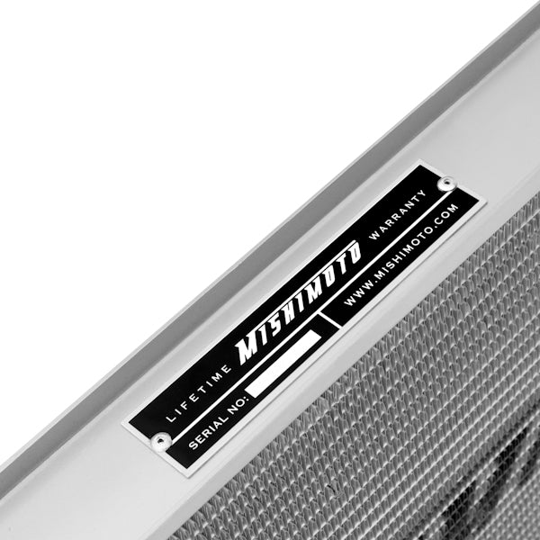 Mishimoto 00-05 Toyota Celica Manual Aluminum Radiator - MMRAD-CEL-00 for 2000-2005 Toyota Celica - angle view