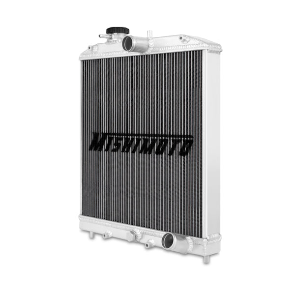 Mishimoto 92-00 Honda Civic / 93-97 Del Sol Manual Aluminum Radiator - MMRAD-CIV-92 for 1992-2000 Honda Civic - rear view
