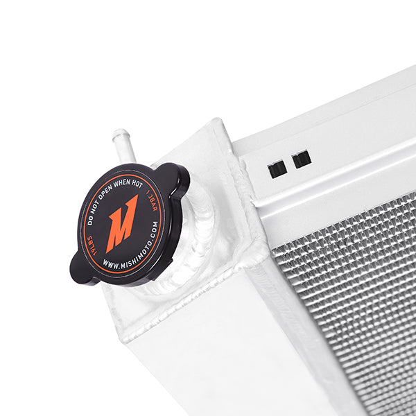 Mishimoto 78-86 GM C/K Truck X-Line Performance Aluminum Radiator - MMRAD-CK-78X for 1981-1991 GMC Jimmy - angle view