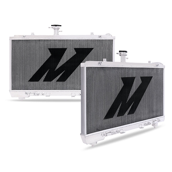 Mishimoto 2012-2015 Chevrolet Camaro SS V8 Aluminum Radiator - MMRAD-CSS-12 for 2012-2015 Chevrolet Camaro - angle view