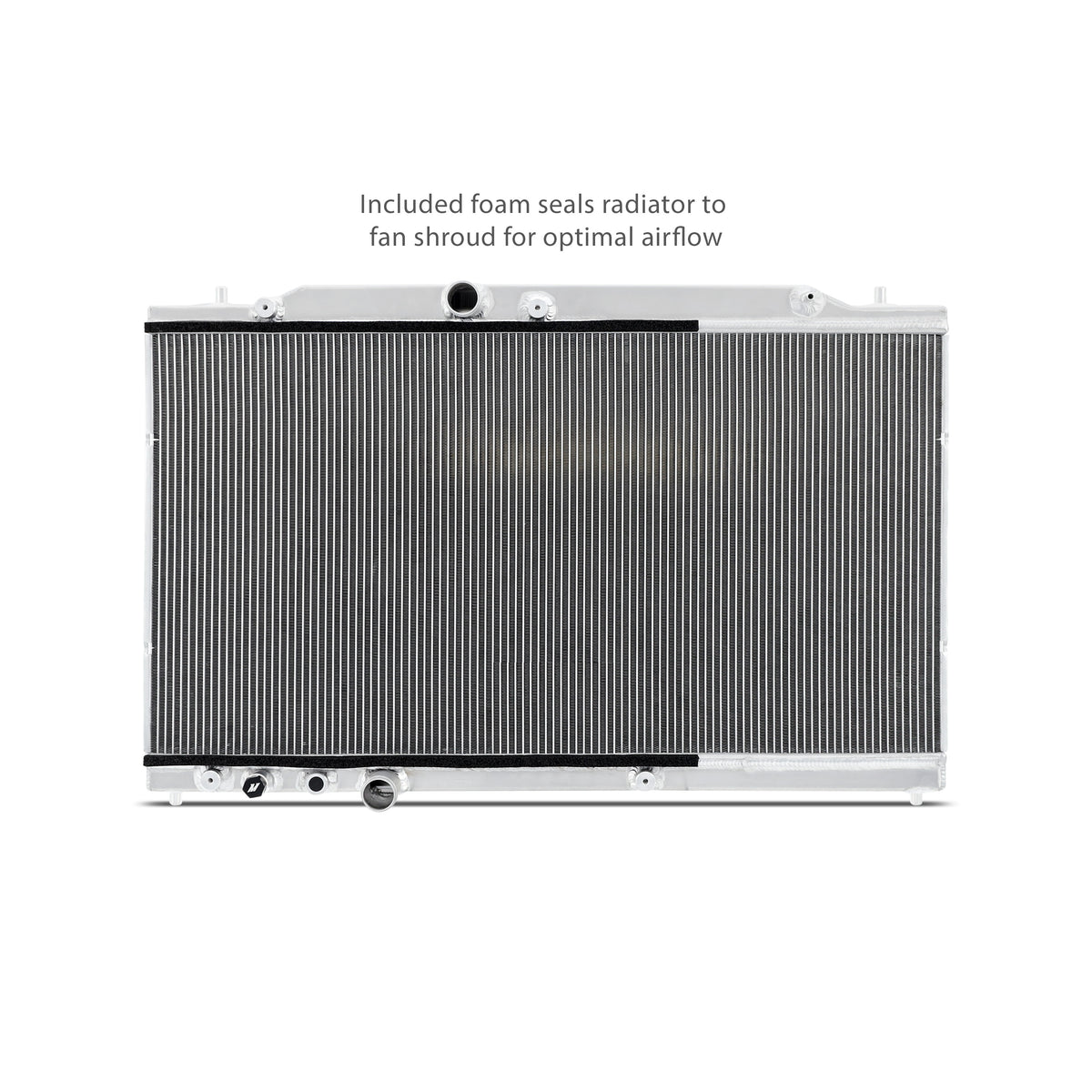 Mishimoto 2023+ Honda Civic Type-R Performance Aluminum Radiator - MMRAD-CTR-23 for 2023-2025 Honda Civic Type R - angle view