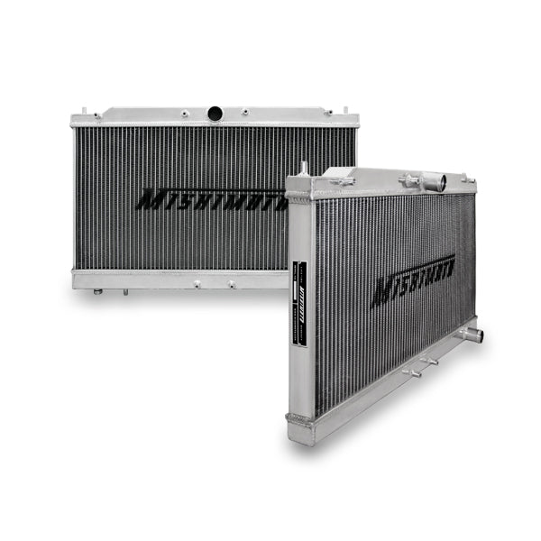 Mishimoto 95-99 Mitsubishi Eclipse Turbo Manual Aluminum Radiator - MMRAD-ECL-95T for 1995-1999 Mitsubishi Eclipse - side vie