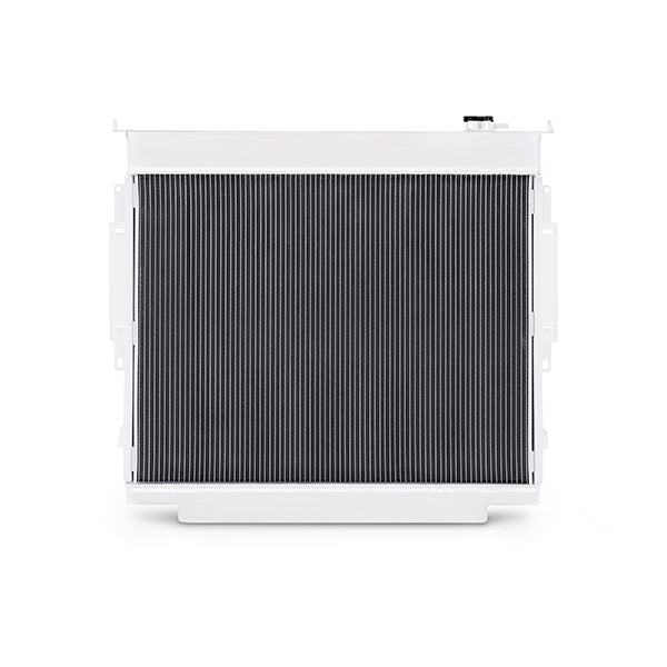 Mishimoto 83-94 Ford 6.9L/7.3L IDI Diesel Aluminum Radiator - MMRAD-F2D-83 for 1983-1994 Ford F 250 - angle view