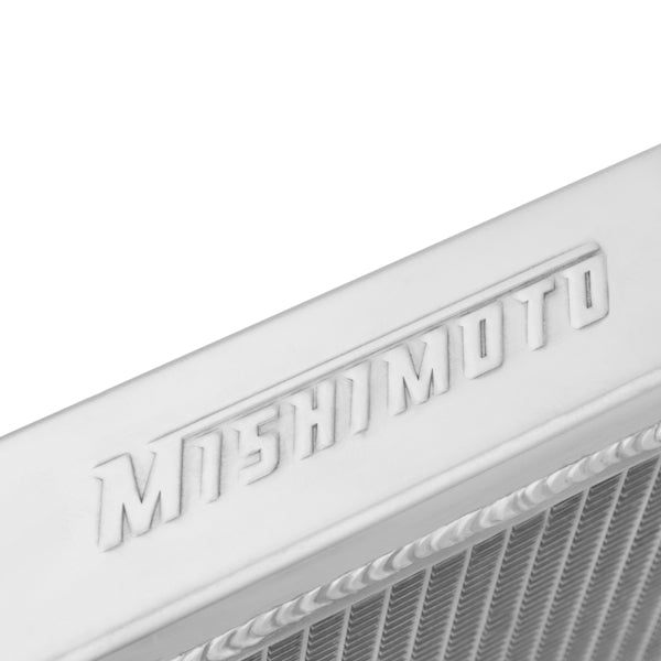 Mishimoto 03-06 Infiniti G35 Manual Aluminum Radiator - MMRAD-G35-03 for 2003-2007 INFINITI G - installed view