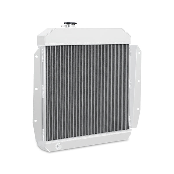 Mishimoto 55-59 GM 3100 Series X-Line Aluminum Radiator - MMRAD-GMT-55X for 1955-1957 Chevrolet Truck - installed view