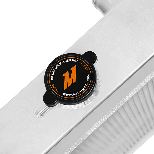 Mishimoto 55-59 GM 3100 Series X-Line Aluminum Radiator - MMRAD-GMT-55X for 1955-1957 Chevrolet Truck - close-up
