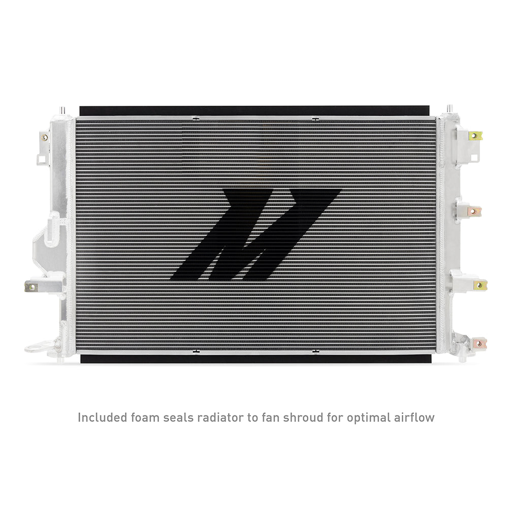 Mishimoto 2023+ Toyota GR Corolla Performance Aluminum Radiator - MMRAD-GRC-23 for 2023-2025 Toyota GR Corolla - angle view