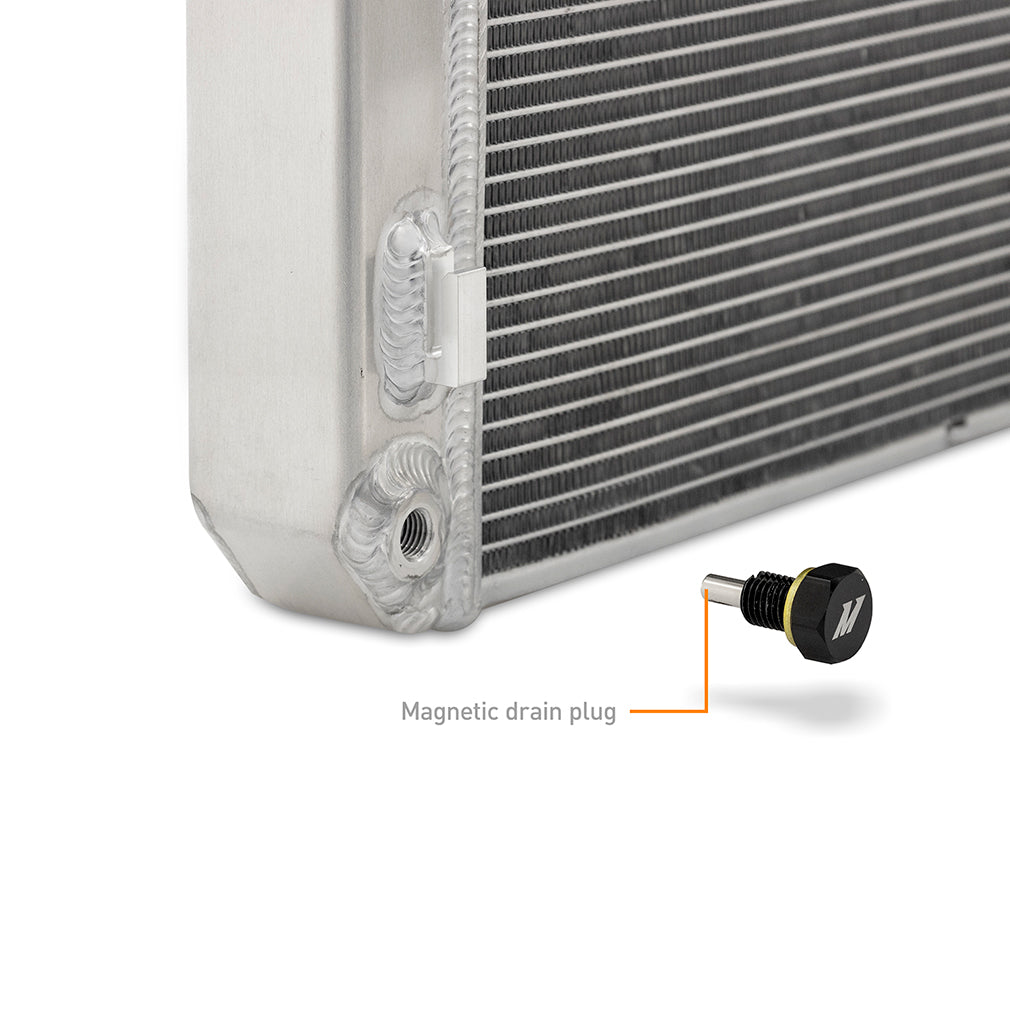 Mishimoto 10-23 Lexus GX460 4.6L Performance Aluminum Radiator - MMRAD-GX460-10 for 2010-2023 Lexus GX - side view