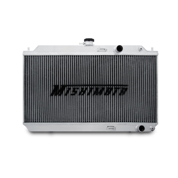 Mishimoto 90-93 Acura Integra Manual Aluminum Radiator - MMRAD-INT-90 for 1990-1993 Acura Integra - detail view