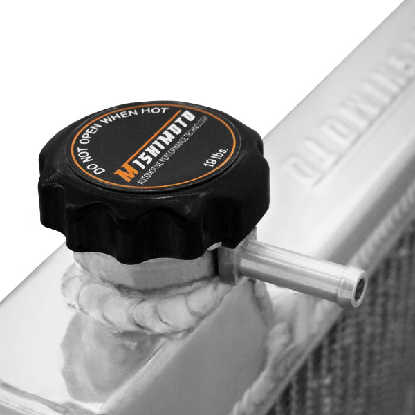 Mishimoto 01-05 Lexus IS300 Manual Aluminum Radiator - MMRAD-IS300-01 for 2001-2005 Lexus IS - installed view