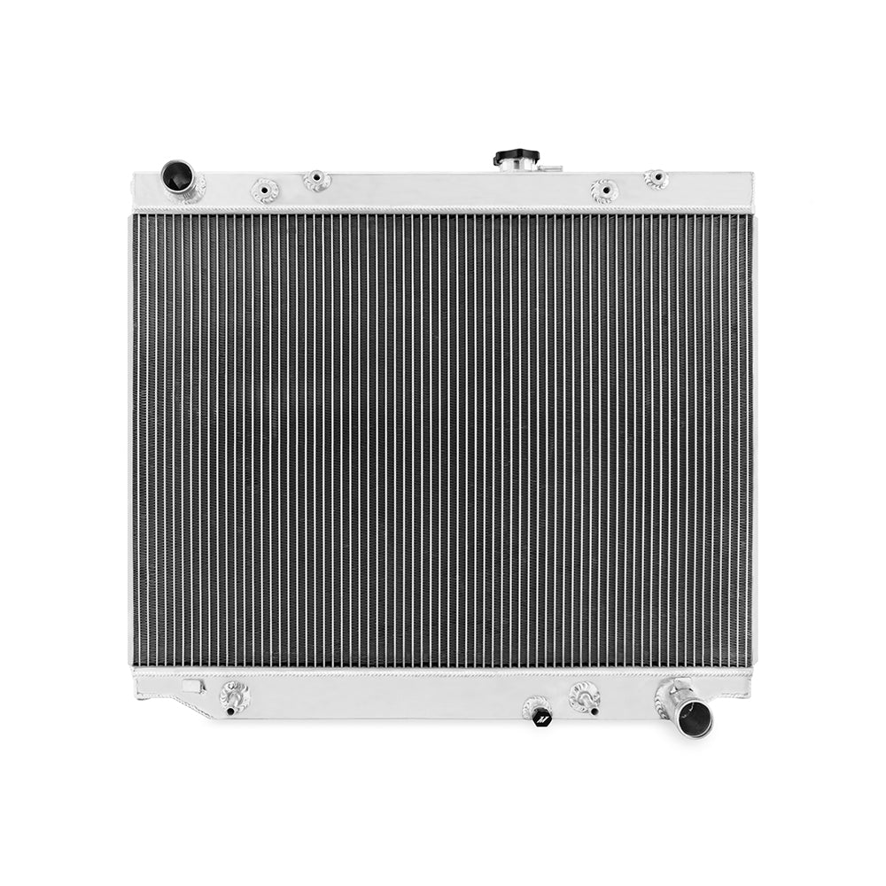 Mishimoto 98-07 Toyota Land Cruiser J100 (2UZ-FE) Aluminum Radiator - MMRAD-LCR-99 for 1998-2007 Lexus LX - detail view