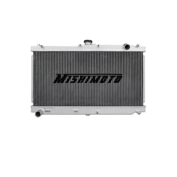 Mishimoto 99-05 Mazda Miata Manual Aluminum Radiator - MMRAD-MIA-99 for 1999-2005 Mazda Miata - angle view