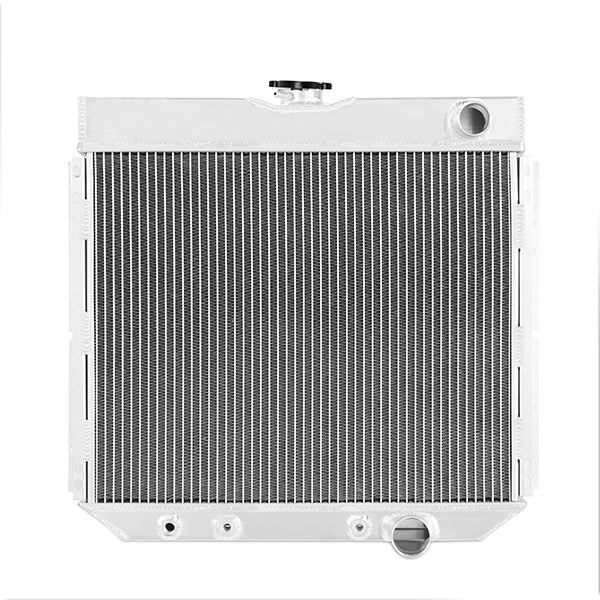 Mishimoto 67-69 Ford Mustang X-Line Performance Aluminum Radiator - MMRAD-MUS-67X for 1967-1969 Ford Mustang - detail view